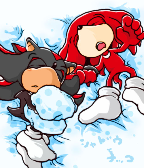 bed knuckles_the_echidna sega shadow_the_hedgehog sonic_(series) urahyu