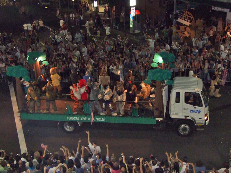 comic_sans furry_lifestyle fursuit gay male parade photo real sydney_mardi_gras truck vehicle