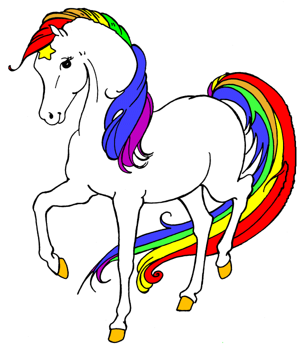 alpha_channel equine feral hooves horse male rainbow rainbow_brite solo starlite