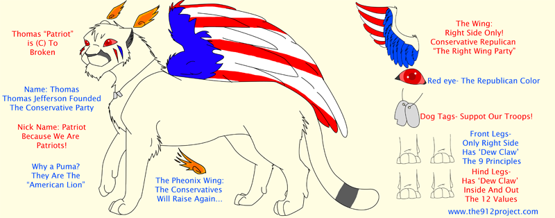 broken dog_tags one_wing patriot puma republican retarded what