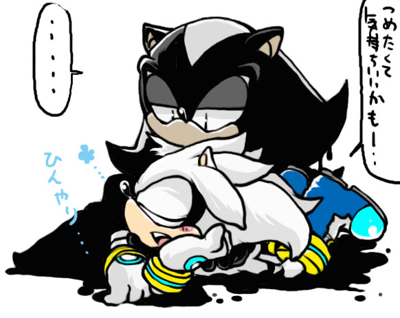 mephiles sega shadow_the_hedgehog silver_the_hedgehog sonic_(series) urahyu