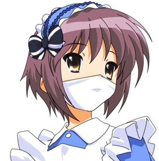 dress gag mask nagato_yuki otn suzumiya_haruhi_no_yuuutsu