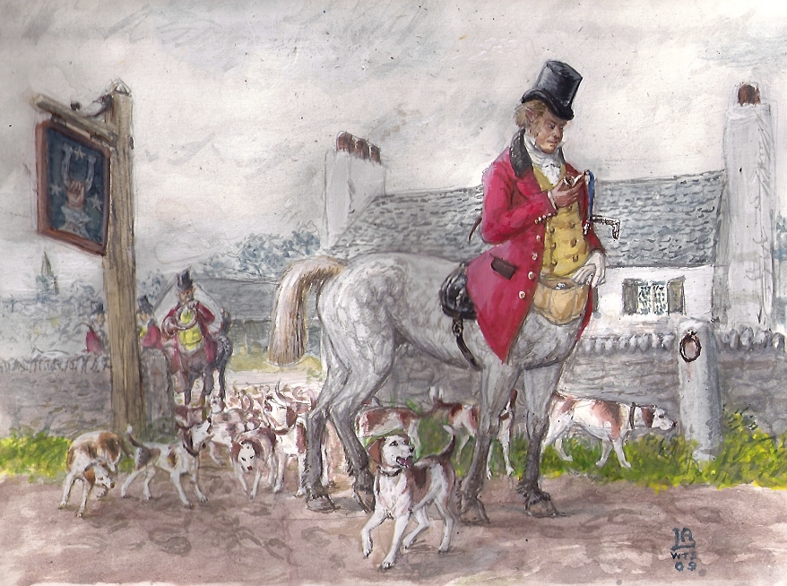 british canine centaur dog equine fox_hunt hat hooves horse human hunter hunting_pink hunting_with_dogs hybrid luciusappaloosius taur toff top_hat what