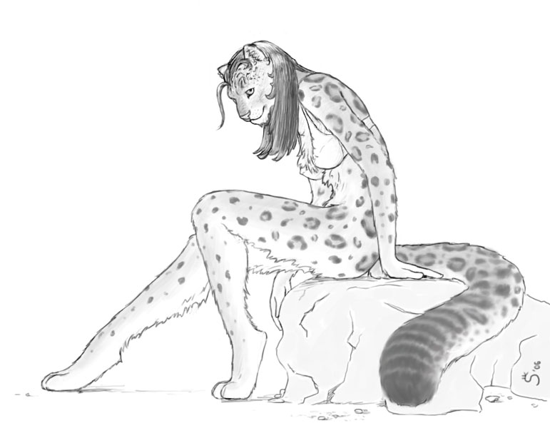 bottomless bra female jaguar laura snake_(artist) solo
