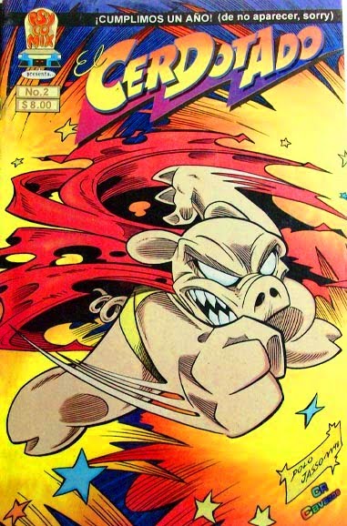 cerdotado comic mammal mexico pig polo_jasso porcine superhero