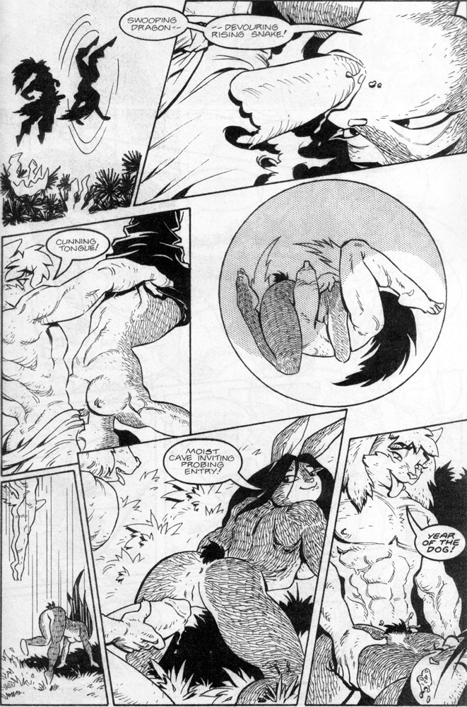 canine comic fighting kung_fu lagomorph mark_moore oral rabbit rear_entry wild wolf