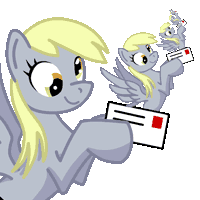 amber_eyes animated blonde_hair derp derpy_hooves_(mlp) don_ko don_komandorr equine female feral fractal friendship_is_magic hair horse i_can_see_forever infinite_loop infinity low_res mail mammal my_little_pony pegasus plain_background pony transparent_background wings