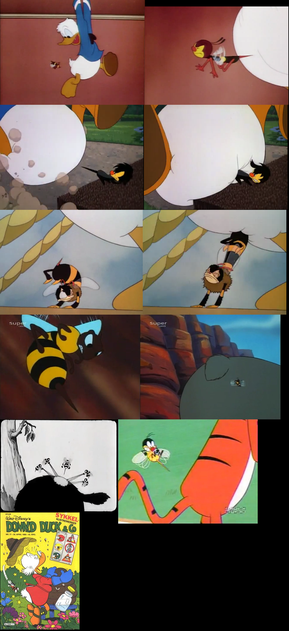 avian bear bee bird butt cool cool_cat disney donald_duck duck feline insect mammal raised_tail scrooge_mcduck sting tail tiger unknown_artist
