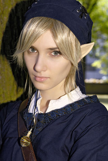 androgynous cosplay link linkette photo pointy_ears reverse_trap solo the_legend_of_zelda