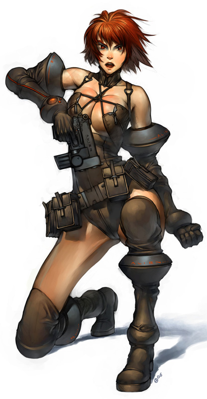 alien1452 oppai redhead soldier tagme