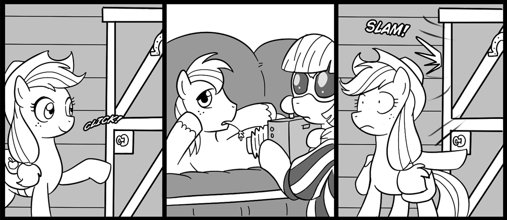 big_macintosh_(mlp) black_and_white camera comic equine female feral friendship_is_magic hat horse madmax male mammal modeling monochrome my_little_pony nudes photo_finish_(mlp) pony