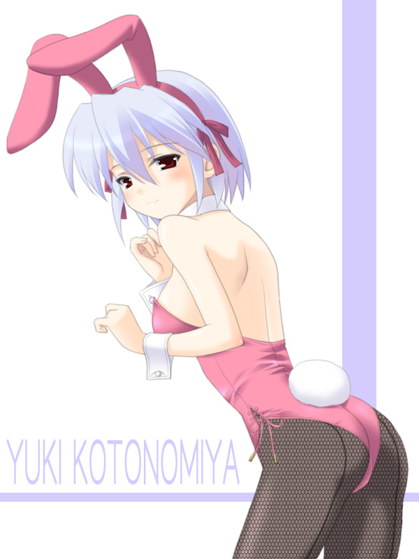 animal_ears bunny_ears bunnysuit kotonomiya_yuki masakichi_(crossroad) pantyhose solo suigetsu