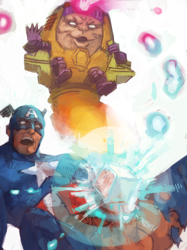 captain_america fabercastel marvel_vs_capcom modok tagme