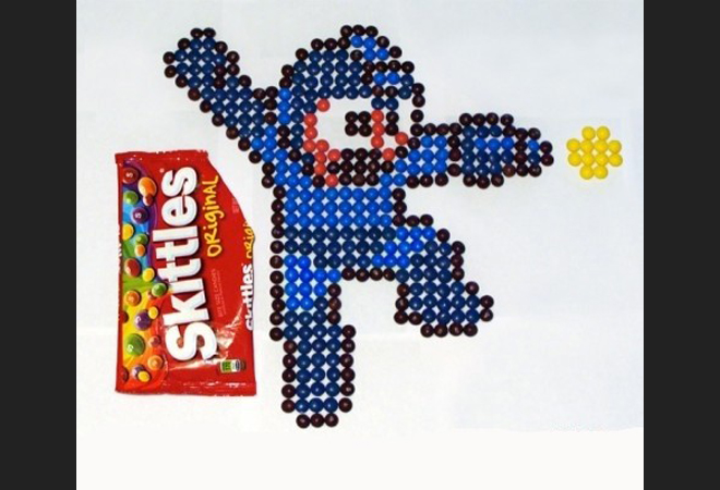 art candy capcom rockman skittles