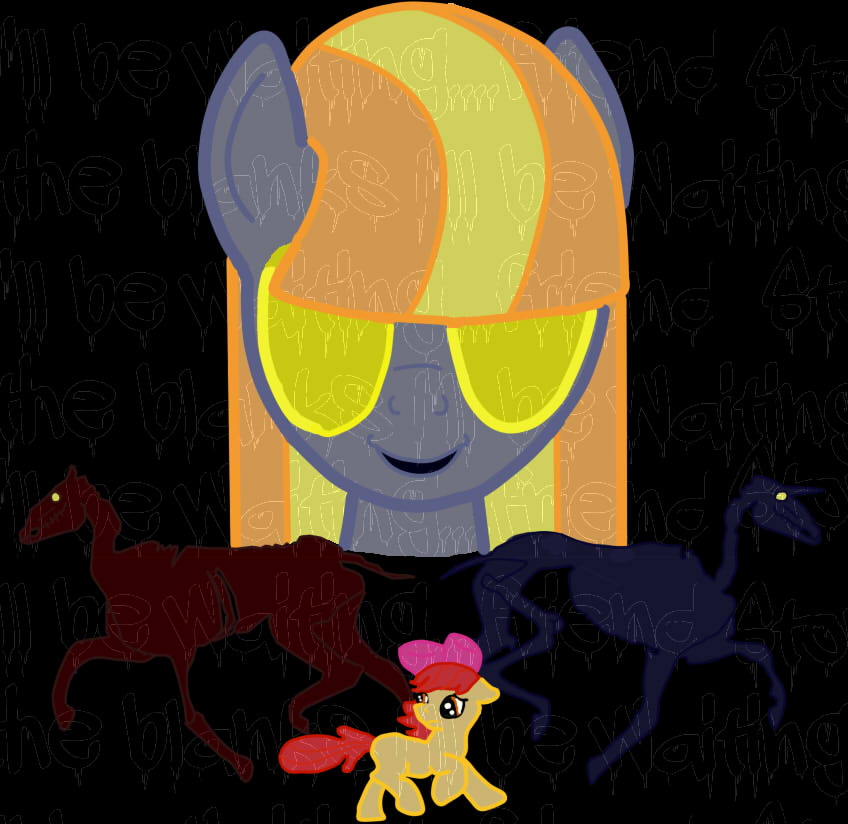 applebloom_(mlp) bone cub equine female feral friendship_is_magic hasbro horse mammal my_little_pony pony ruby_(mlp) skeleton smile story_of_the_blanks undead unknown_artist young zombie zombie_pony