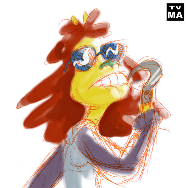 clothing dat_ass_(meme) doctor dr_hutchison eyewear female hair hook impressed looking meme reaction reaction_image red_hair rocko's_modern_life rocko's_modern_life solo sunglasses tvma