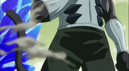 2boys animated animated_gif fairy_tail fighting gajeel_redfox gif happy_(fairy_tail) lowres multiple_boys pantherlily punching scar smile smirk subtitled