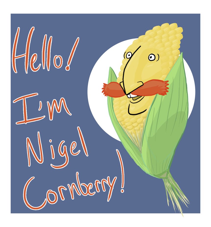 buckteeth corn dialouge english_text humour mustache nigel nigel_thornberry the_wild_thornberrys vegetable