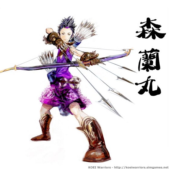 male_focus mori_ranmaru_(sengoku_basara) sengoku_basara solo