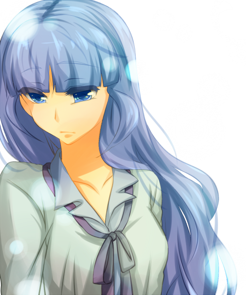 bad_id bad_pixiv_id blue_eyes blue_hair candace_(harvest_moon) harvest_moon harvest_moon_tree_of_tranquility long_hair purin0505 solo