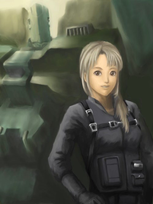 armored_core armored_core:_for_answer female from_software girl may_greenfield mecha merrygate pilot_suit