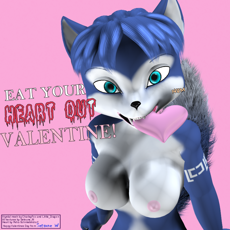 krystal setsune_w star_fox tagme valentine's_day
