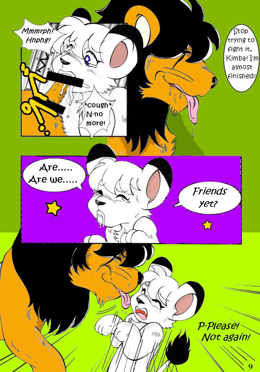 censored color comic cub feline feral forced fur gay kimba kimba_the_white_lion lion male mammal manga oral osamu penis rape tezuka white white_fur young