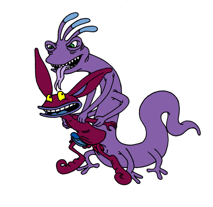 aaahh!!!_real_monsters crossover ickis kooshmeister monsters_inc randall_boggs