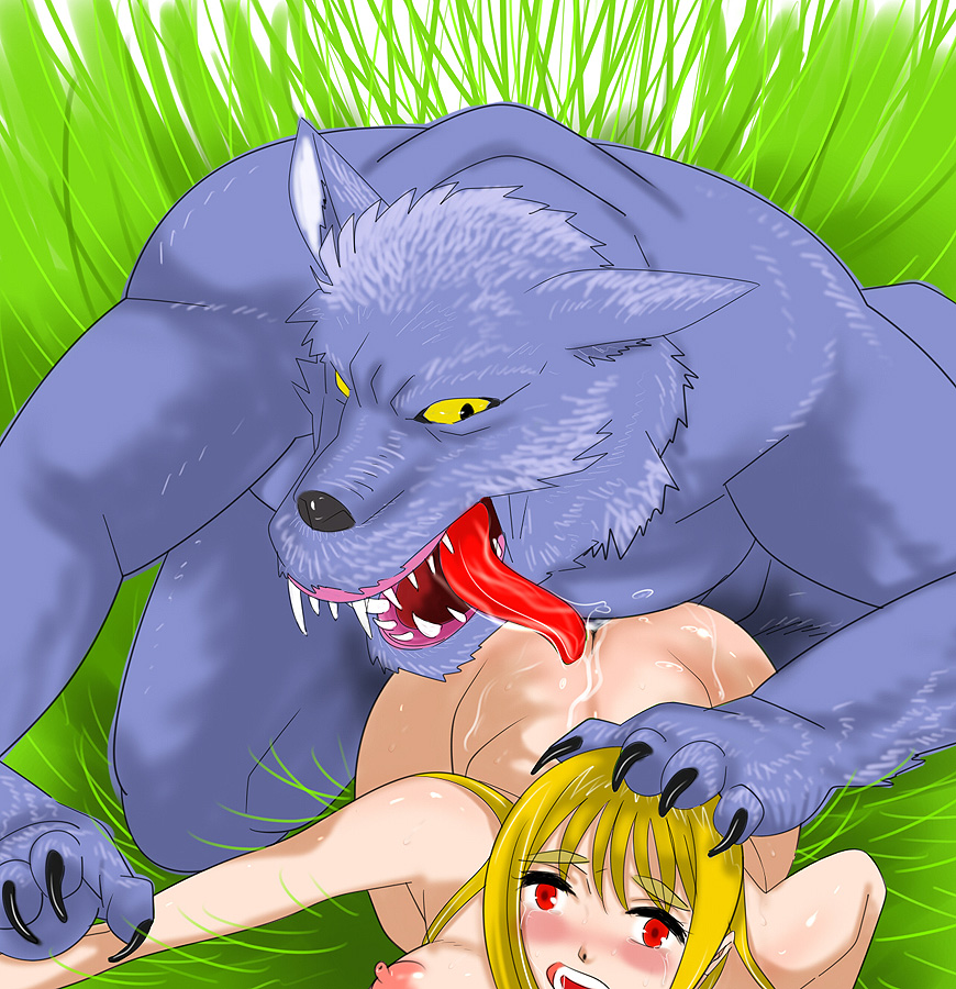 anthro bianca canine dragon_quest duo female forced grass human human_on_anthro interspecies male mammal rape rikanto sex straight unknown_artist wolf