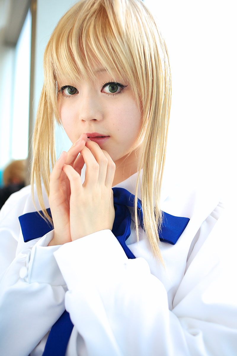 cosplay fate/stay_night fate_(series) highres kanata_(model) photo saber