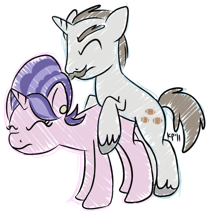 duo equine eyes_closed female feral feral_on_feral friendship_is_magic from_behind horn magnum_(mlp) male mammal my_little_pony pearl_(mlp) penetration plain_background rarity's_father rarity's_mother sex snips(artist) snips_(artist) straight unicorn white_background