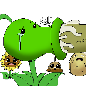 marcotto peashooter plants_vs_zombies potato_mine sunflower wall-nut