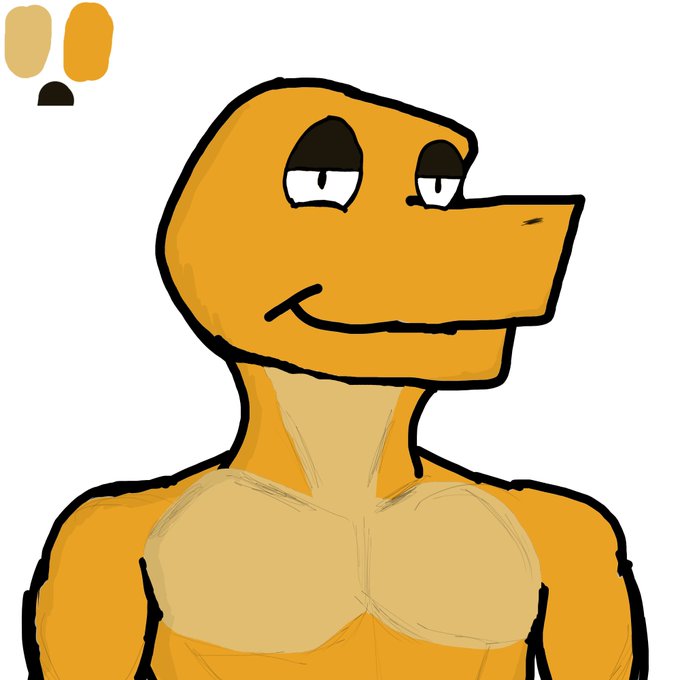 abs anthro biped brian_(deathcapsules) deathcapsules half-closed_eyes lizard male narrowed_eyes reptile scalie shirtless shirtless_anthro shirtless_male simple_background smile smirk solo yellow_body