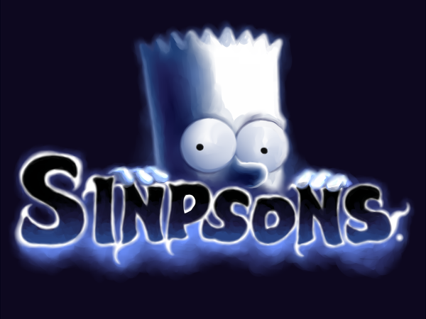 1boy bart_simpson casper casper_the_friendly_ghost ciba engrish ghost male male_focus parody ranguage shiba_(berryeater) simpsons solo spiked_hair spiky_hair the_simpsons