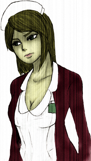 breasts cleavage female konami lisa_garland silent_hill silent_hill_0