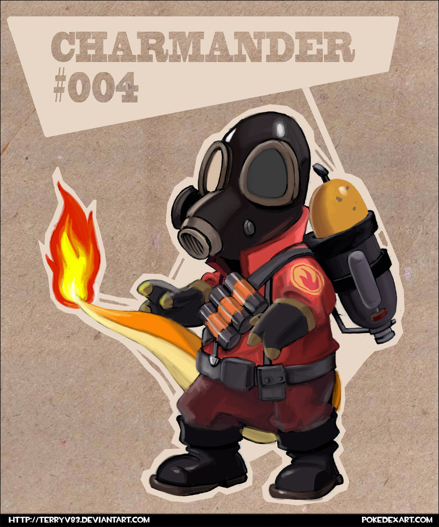 fire gas_mask male nintendo pok&#233;mon pok&eacute;mon pyro solo team_fortress team_fortress_2 video_games