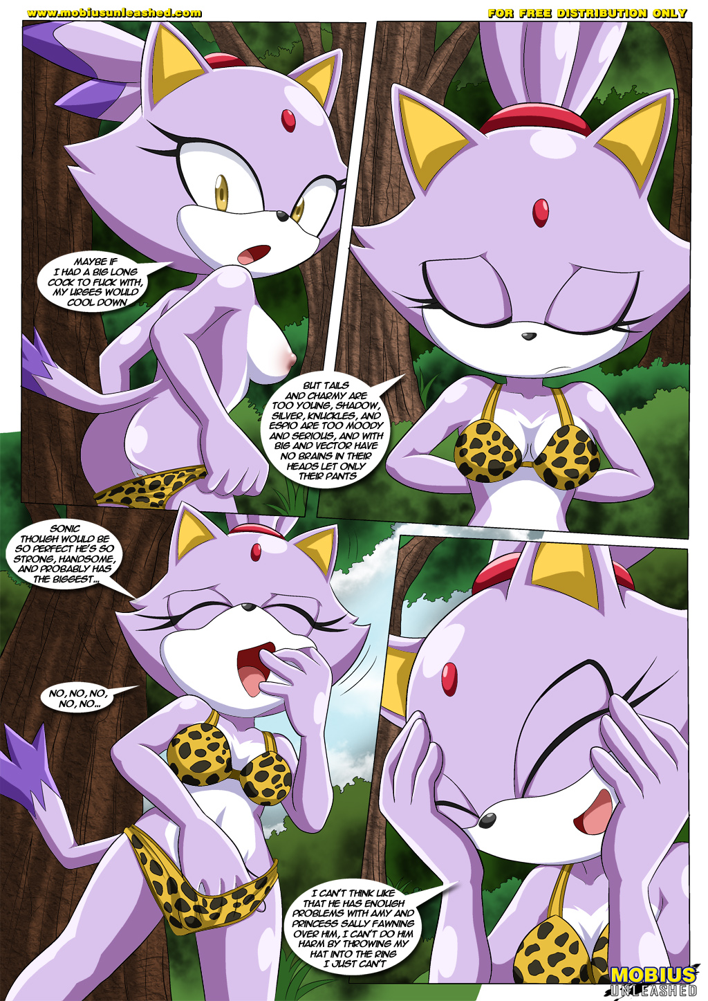 bbmbbf blaze_the_cat breasts butt clothing comic dialog female hand_in_pants masturbation mobius_unleashed outside palcomix pussy rouge_the_bat sega solo sonic_(series) sonic_team text