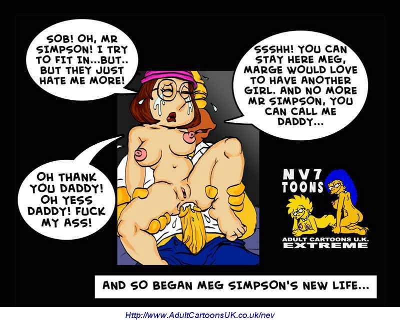 crossover family_guy homer_simpson lisa_simpson marge_simpson meg_griffin nev the_simpsons