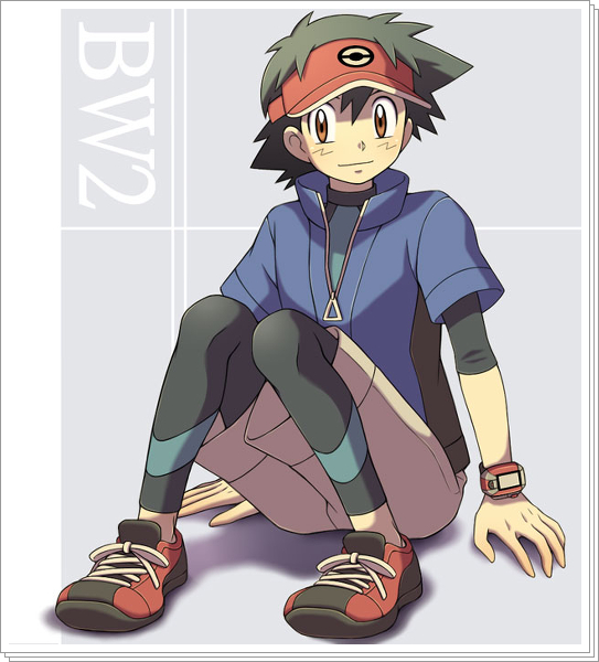 black_legwear child cosplay pokemon pokemon_(anime) satoshi_(pokemon) shoes sneakers visor