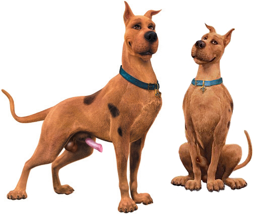 3d balls canine collar dog doopenis feral male mammal penis scooby-doo scooby-doo_(series) sheath solo testicals