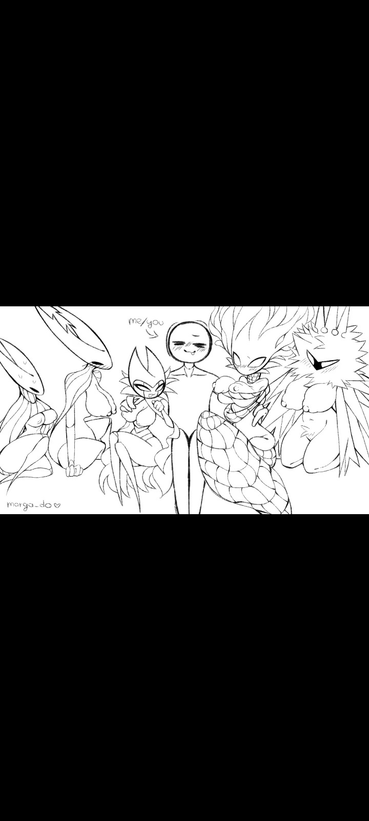 &lt;3 anthro aroused arthropod big_breasts blush bodily_fluids breasts clock crossgender crown daughter_(lore) elemental_creature female flora_fauna genitals grimm_(hollow_knight) group headgear hi_res hollow_knight hornet_(hollow_knight) human humanoid mammal marga_do mother_(lore) navel nipples parent_(lore) plant pussy radiance_(hollow_knight) saliva shy sibling_(lore) sister_(lore) sitting smile sweat sweatdrop team_cherry thick_thighs treant tree white_lady_(hollow_knight) ych_(character)