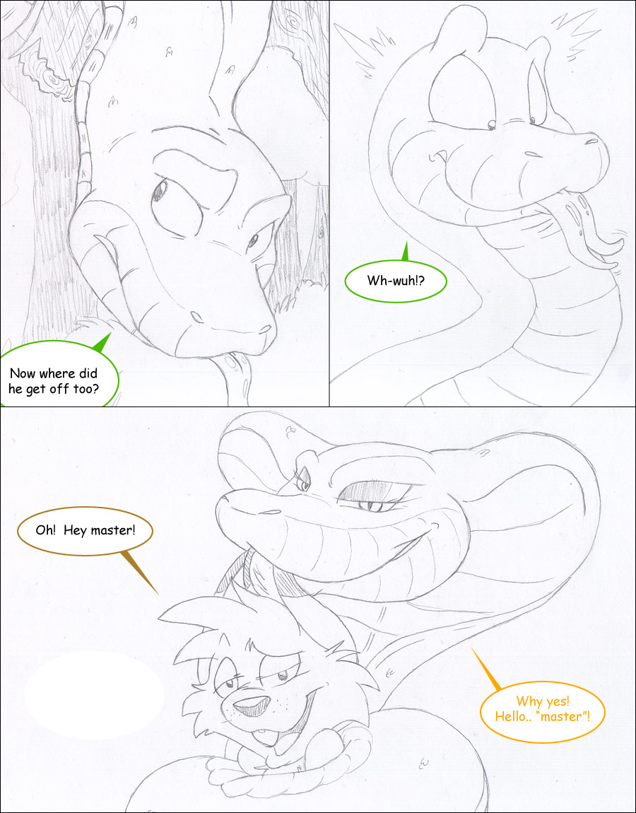 2010 cobra colored comic dialogue digital_media_(artwork) duo ears_in_mouth english_text eyelashes female feral forked_tongue fur group jajuka jasper_(tacokurt) lagomorph leporid long_ears male male/female male/male mammal monochrome rabbit reptile scalie simple_background size_difference snake ssana_(tacokurt) surprise tacokurt tail teeth text tongue trio vore_tease