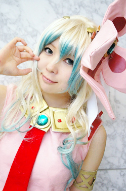 bangs cosplay lowres nia_teppelin photo solo tengen_toppa_gurren_lagann