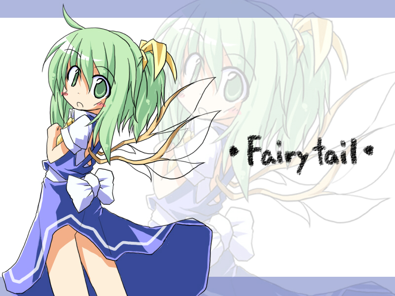 daiyousei fairy green_hair long_hair solo touhou wings yuuhi_alpha