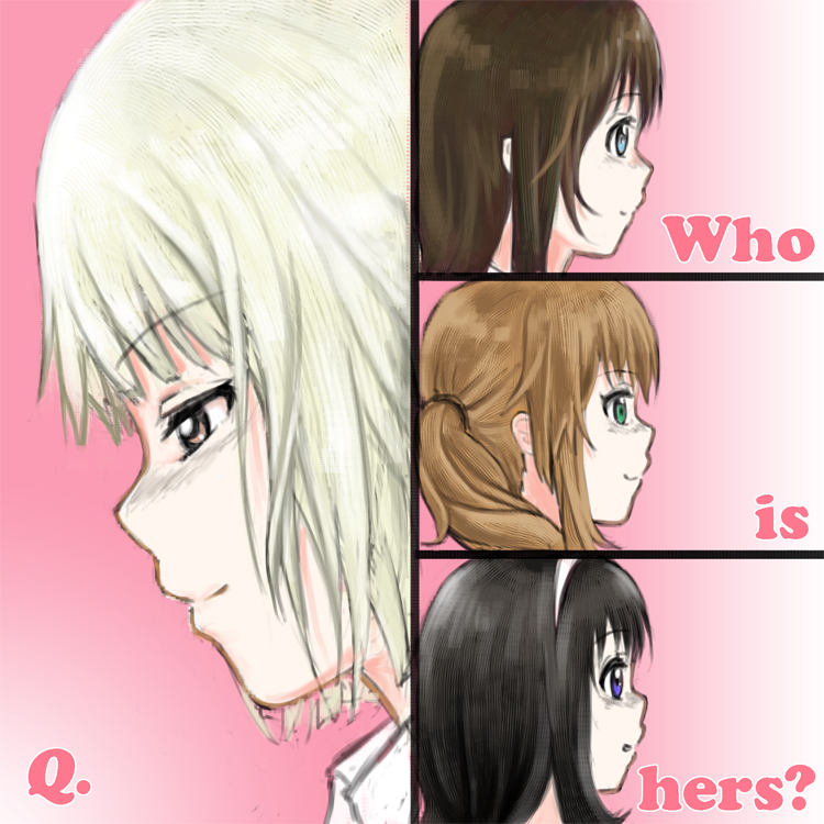 black_hair blue_eyes brown_eyes brown_hair engrish green_eyes hairband miwa_ai multiple_girls oomuro-ke oomuro_nadeshiko purple_eyes ranguage short_hair silver_hair smile sonokawa_megumi suzuki4160 yaeno_miho yuru_yuri