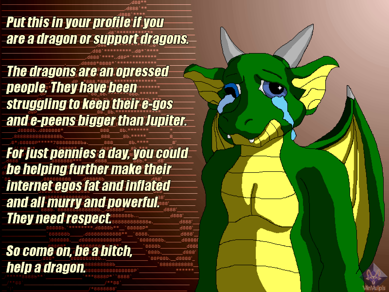 butthurt crying dragon faggot furries money racism satire sodomite the_truth vinvulpis