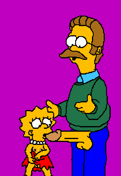 lisa_simpson ned_flanders tagme the_simpsons