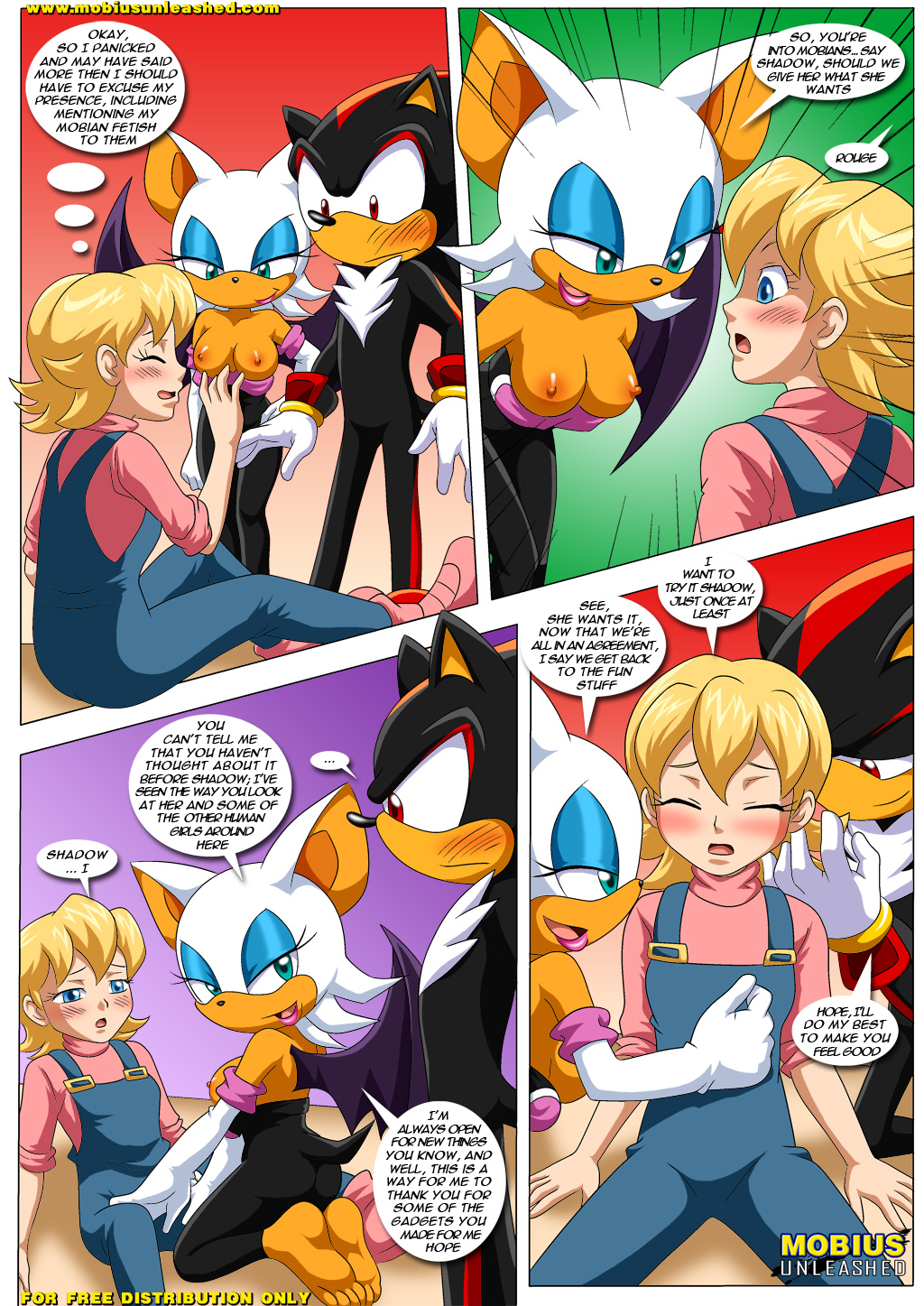 bat blush breasts clothing comic erect_nipples errect_nipples female hedgehog hope_kintobor human male mammal mobius_unleashed nipples overlander palcomix rouge_the_bat sega shadow_the_hedgehog sonic_(series) that_damn_rouge young