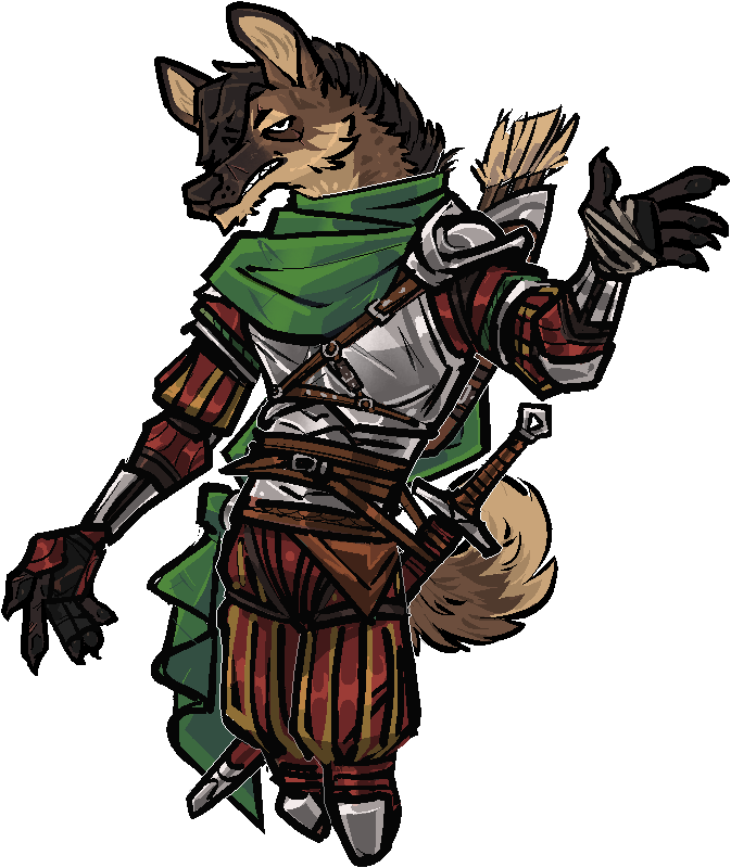 5_fingers alpha_channel anthro armor biped brown_body brown_fur canid canine claws clothed clothing countershade_face countershade_fur countershade_neck countershading dipstick_tail fingers fur jam_(artist) male mammal maned_wolf markings melee_weapon simple_background solo sword tail tail_markings transparent_background weapon