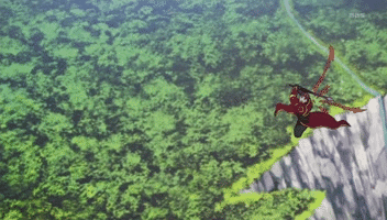 animated animated_gif barrier dual_wield dual_wielding eugene_(sao) explosion fairy fighting fire flying kill kirito lowres slashing slice stab stabbing subtitled sword sword_art_online weapon wings